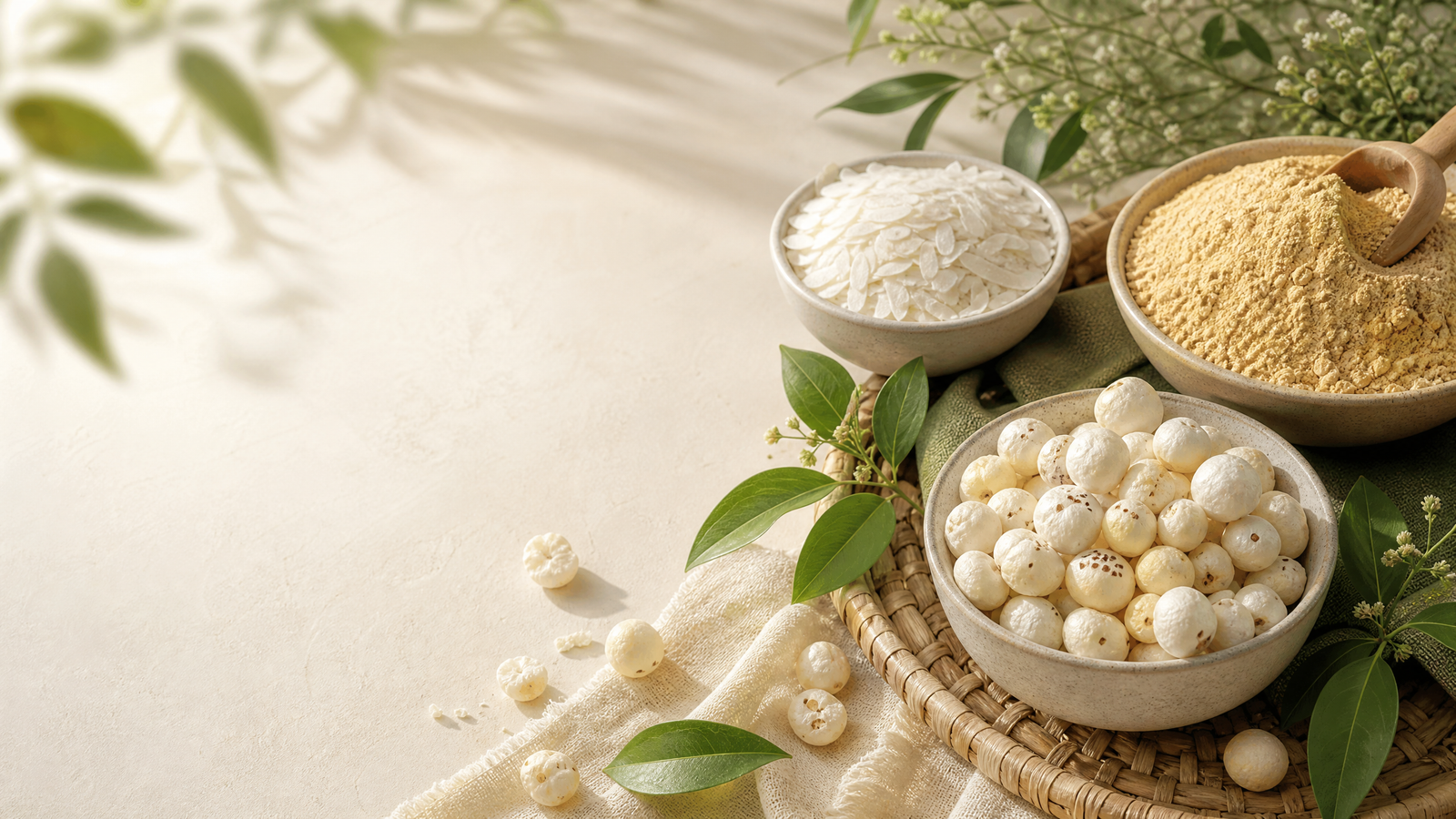 Indian agro-food ingredients and premium makhana